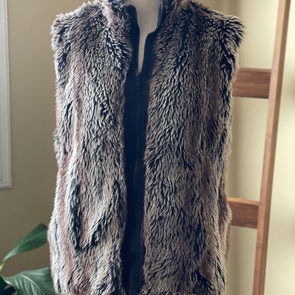 Reversible Faux Fur Vest